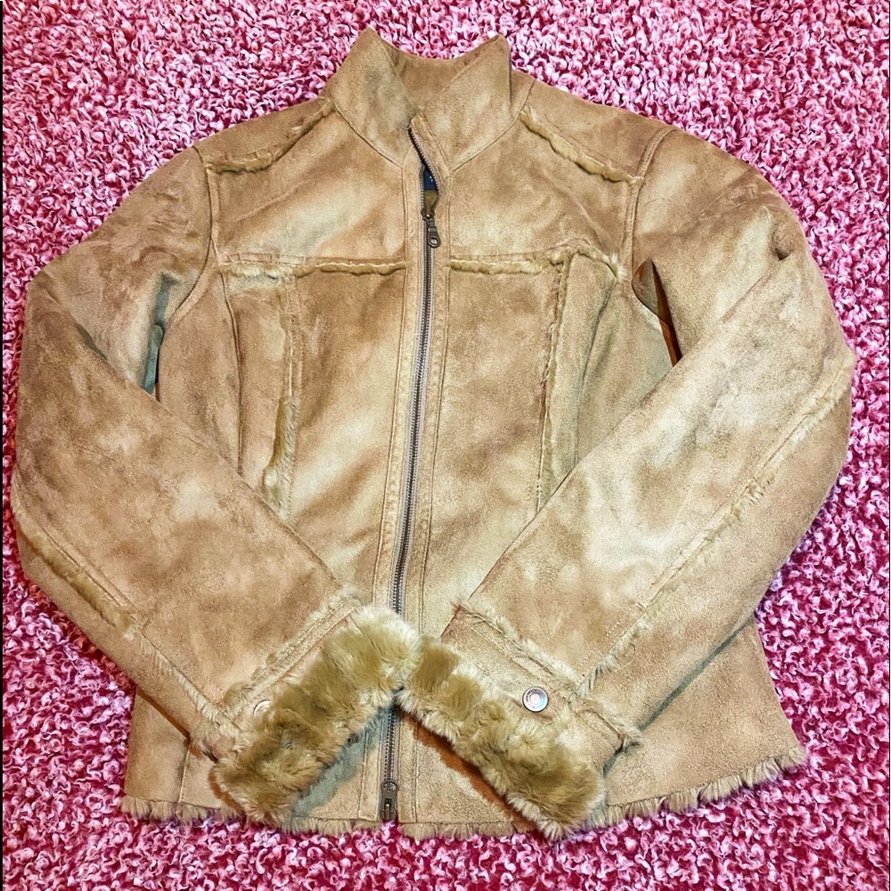 **50% OFF **Calvin Klein faux fur jacket for women
